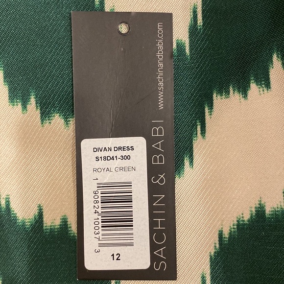 Sachin & Babi Divan dress ROYAL GREEN - Picture 13 of 13